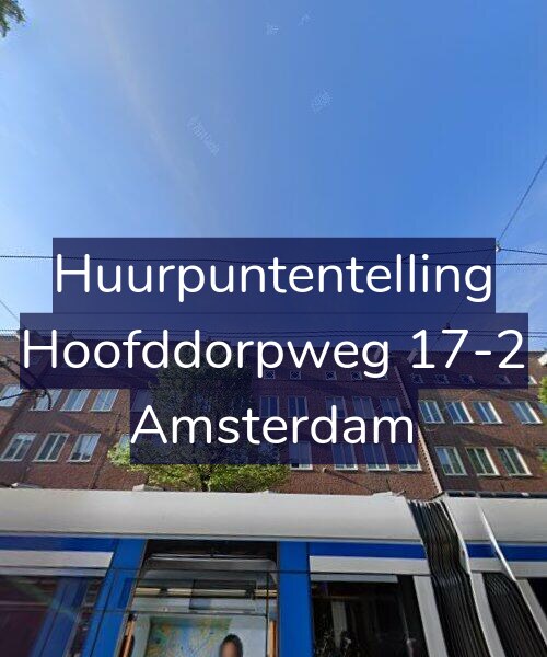 Foto gevel Huurpuntentelling voor Hoofddorpweg 17-2, Amsterdam