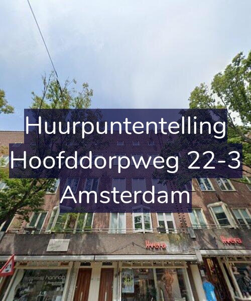 Foto gevel Huurpuntentelling voor Hoofddorpweg 22-3, Amsterdam