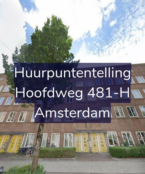 Foto gevel Huurpuntentelling voor Hoofdweg 481-H, Amsterdam