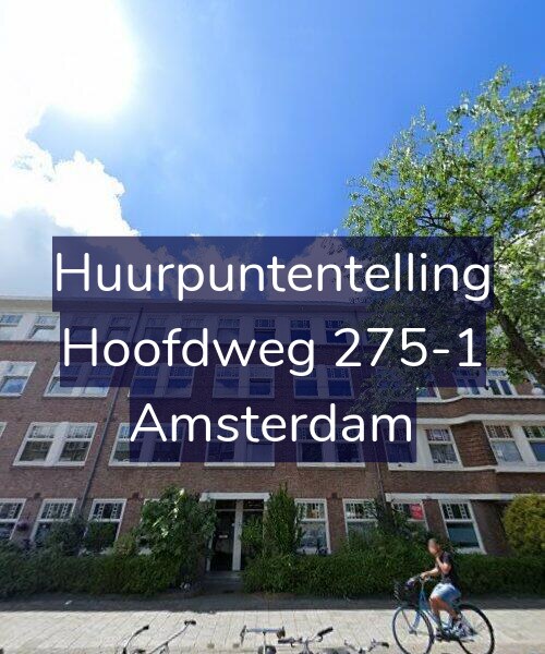 Foto gevel Huurpuntentelling voor Hoofdweg 275-1, Amsterdam
