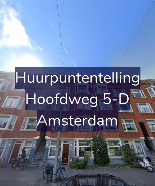 Foto gevel Huurpuntentelling voor Hoofdweg 5-D, Amsterdam