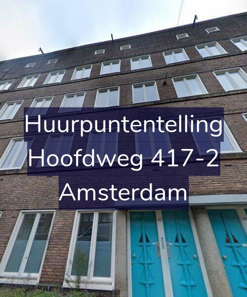 Foto gevel Huurpuntentelling voor Hoofdweg 417-2, Amsterdam