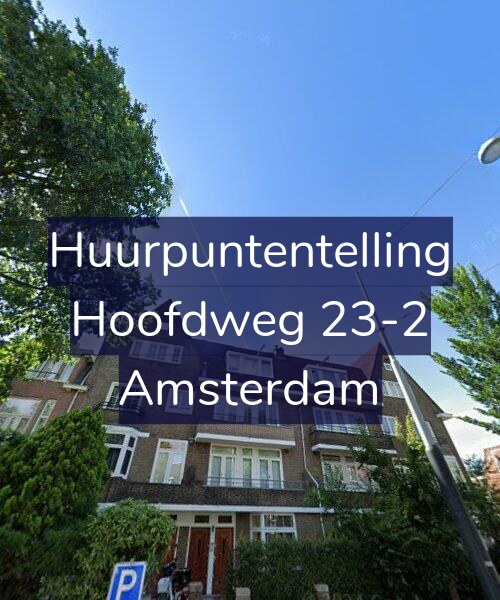 Foto gevel Huurpuntentelling voor Hoofdweg 23-2, Amsterdam