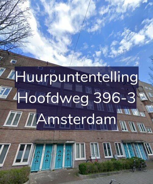 Foto gevel Huurpuntentelling voor Hoofdweg 396-3, Amsterdam
