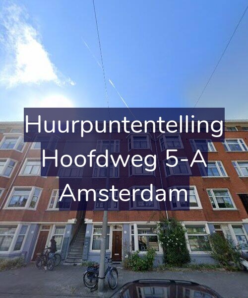 Foto gevel Huurpuntentelling voor Hoofdweg 5-A, Amsterdam