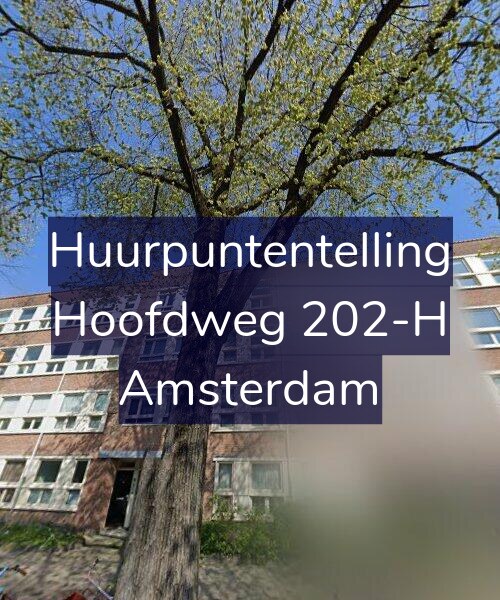 Foto gevel Huurpuntentelling voor Hoofdweg 202-H, Amsterdam