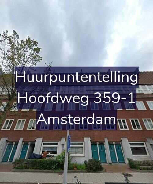 Foto gevel Huurpuntentelling voor Hoofdweg 359-1, Amsterdam