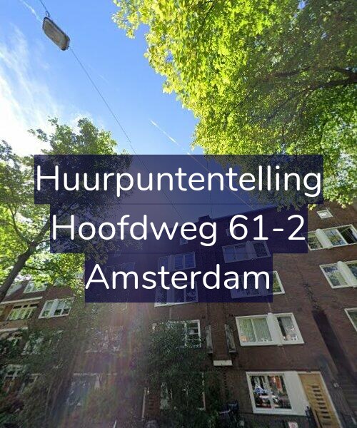 Foto gevel Huurpuntentelling voor Hoofdweg 61-2, Amsterdam
