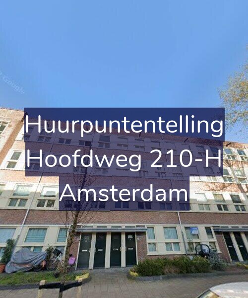 Foto gevel Huurpuntentelling voor Hoofdweg 210-H, Amsterdam