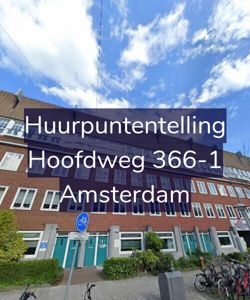 Foto gevel Huurpuntentelling voor Hoofdweg 366-1, Amsterdam