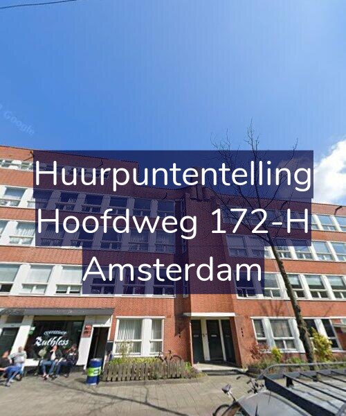Foto gevel Huurpuntentelling voor Hoofdweg 172-H, Amsterdam