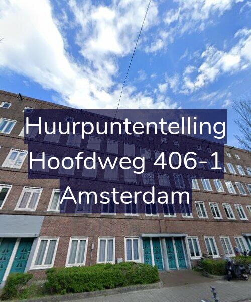 Foto gevel Huurpuntentelling voor Hoofdweg 406-1, Amsterdam