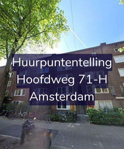 Foto gevel Huurpuntentelling voor Hoofdweg 71-H, Amsterdam
