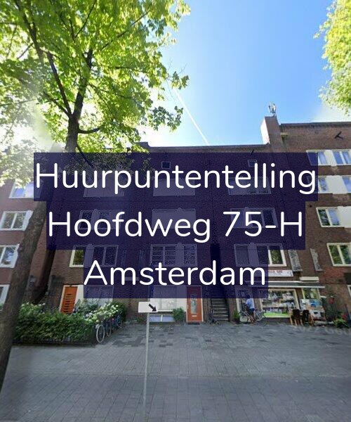 Foto gevel Huurpuntentelling voor Hoofdweg 75-H, Amsterdam