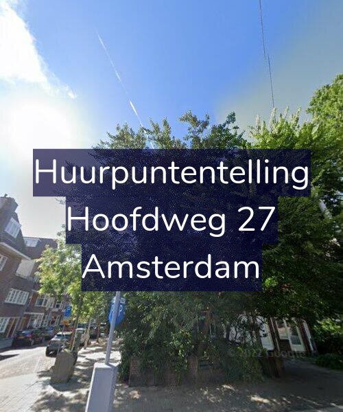 Foto gevel Huurpuntentelling voor Hoofdweg 27, Amsterdam