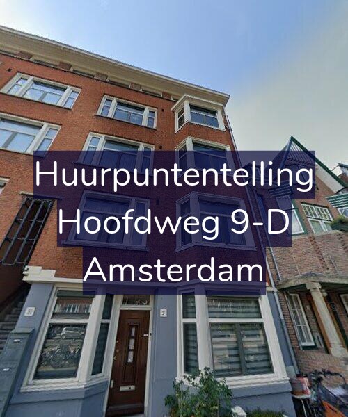 Foto gevel Huurpuntentelling voor Hoofdweg 9-D, Amsterdam