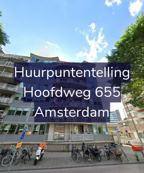 Foto gevel Huurpuntentelling voor Hoofdweg 655, Amsterdam