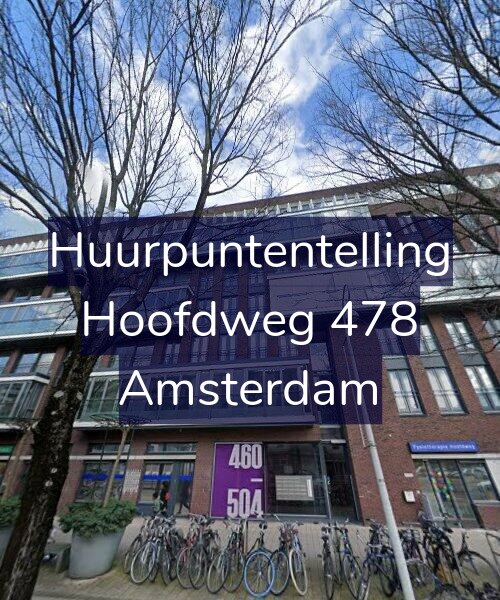 Foto gevel Huurpuntentelling voor Hoofdweg 478, Amsterdam