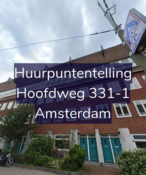 Foto gevel Huurpuntentelling voor Hoofdweg 331-1, Amsterdam