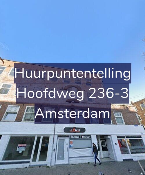 Foto gevel Huurpuntentelling voor Hoofdweg 236-3, Amsterdam