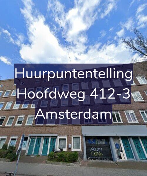 Foto gevel Huurpuntentelling voor Hoofdweg 412-3, Amsterdam