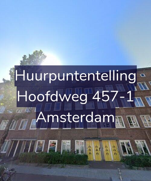 Foto gevel Huurpuntentelling voor Hoofdweg 457-1, Amsterdam