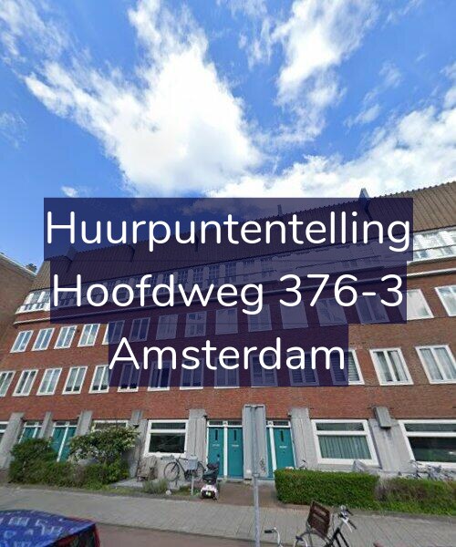Foto gevel Huurpuntentelling voor Hoofdweg 376-3, Amsterdam