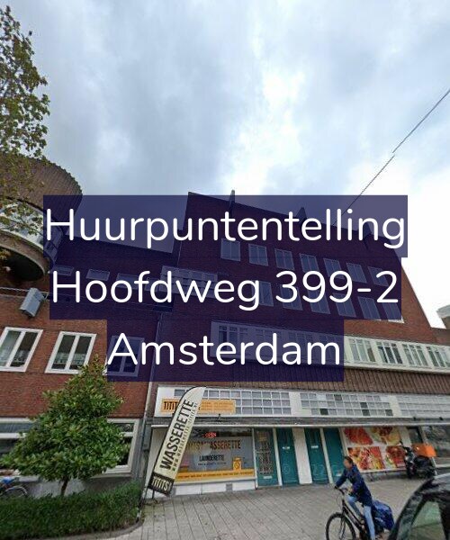 Foto gevel Huurpuntentelling voor Hoofdweg 399-2, Amsterdam