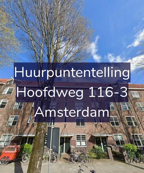 Foto gevel Huurpuntentelling voor Hoofdweg 116-3, Amsterdam