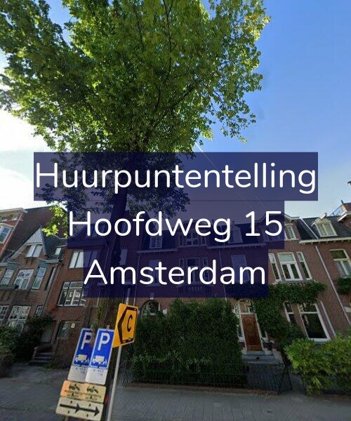 Foto gevel Huurpuntentelling voor Hoofdweg 15, Amsterdam