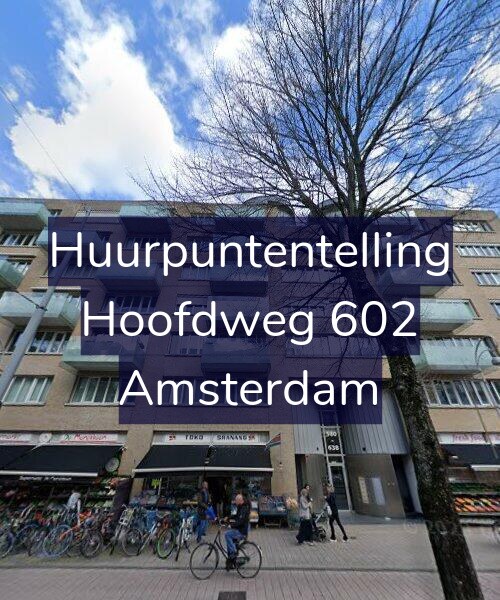 Foto gevel Huurpuntentelling voor Hoofdweg 602, Amsterdam