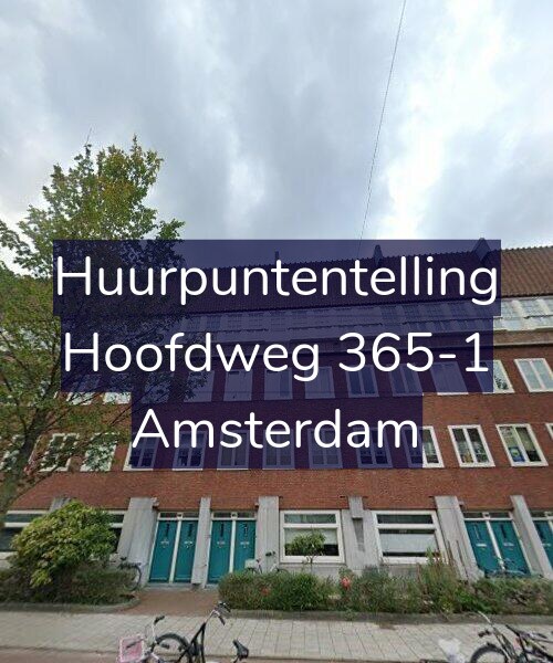 Foto gevel Huurpuntentelling voor Hoofdweg 365-1, Amsterdam