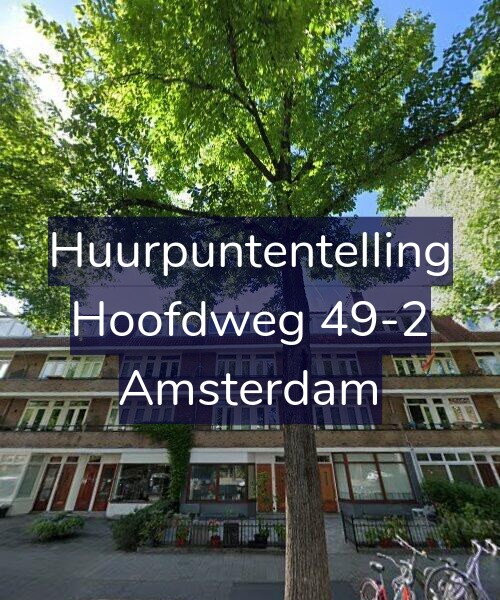 Foto gevel Huurpuntentelling voor Hoofdweg 49-2, Amsterdam