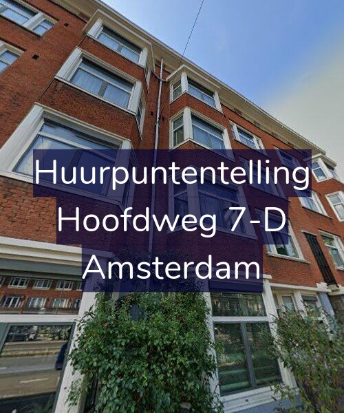 Foto gevel Huurpuntentelling voor Hoofdweg 7-D, Amsterdam