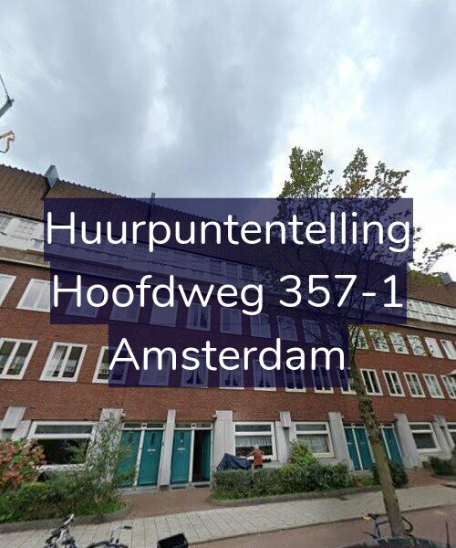 Foto gevel Huurpuntentelling voor Hoofdweg 357-1, Amsterdam
