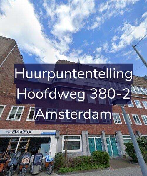 Foto gevel Huurpuntentelling voor Hoofdweg 380-2, Amsterdam