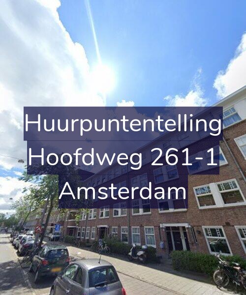 Foto gevel Huurpuntentelling voor Hoofdweg 261-1, Amsterdam