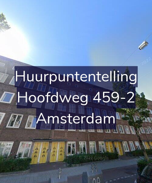 Foto gevel Huurpuntentelling voor Hoofdweg 459-2, Amsterdam