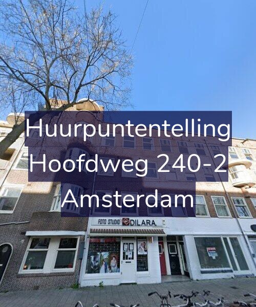 Foto gevel Huurpuntentelling voor Hoofdweg 240-2, Amsterdam