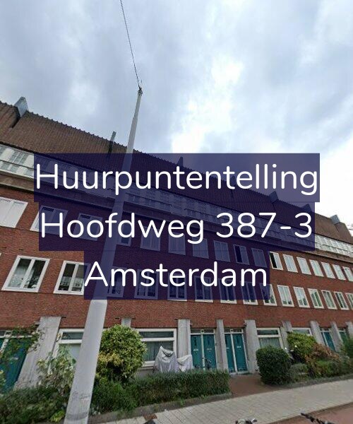 Foto gevel Huurpuntentelling voor Hoofdweg 387-3, Amsterdam