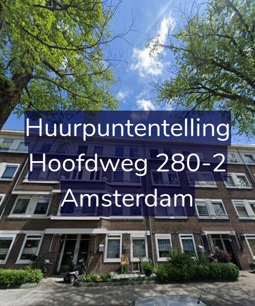 Foto gevel Huurpuntentelling voor Hoofdweg 280-2, Amsterdam