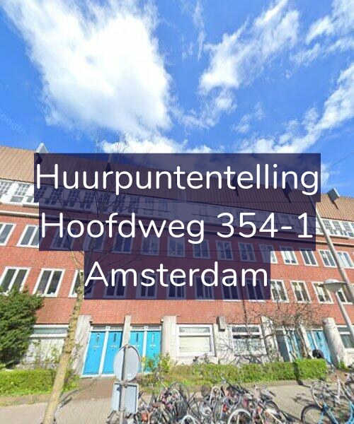 Foto gevel Huurpuntentelling voor Hoofdweg 354-1, Amsterdam