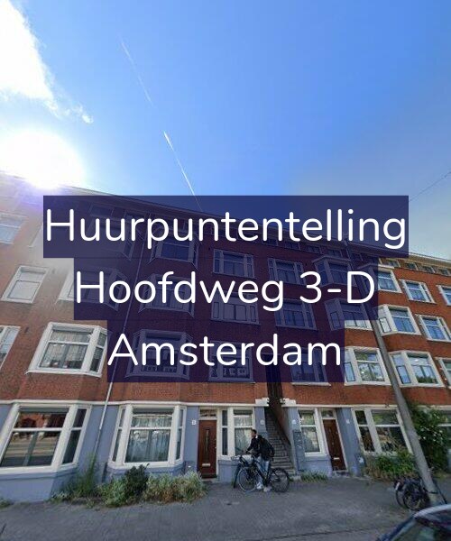 Foto gevel Huurpuntentelling voor Hoofdweg 3-D, Amsterdam