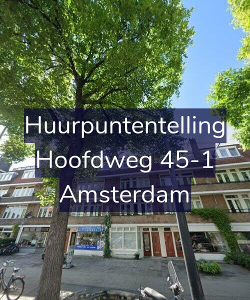 Foto gevel Huurpuntentelling voor Hoofdweg 45-1, Amsterdam