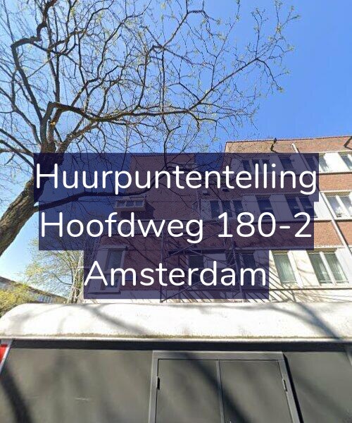 Foto gevel Huurpuntentelling voor Hoofdweg 180-2, Amsterdam