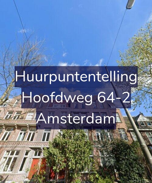 Foto gevel Huurpuntentelling voor Hoofdweg 64-2, Amsterdam