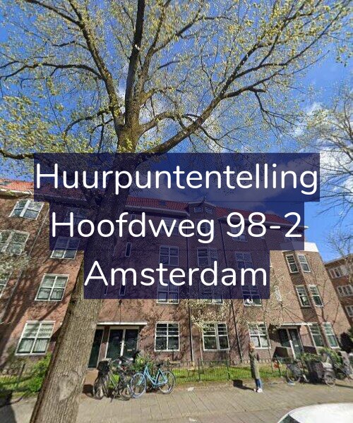 Foto gevel Huurpuntentelling voor Hoofdweg 98-2, Amsterdam