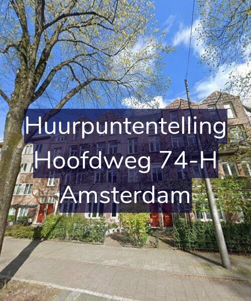 Foto gevel Huurpuntentelling voor Hoofdweg 74-H, Amsterdam