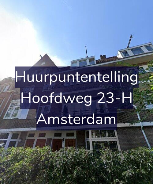 Foto gevel Huurpuntentelling voor Hoofdweg 23-H, Amsterdam