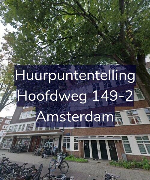 Foto gevel Huurpuntentelling voor Hoofdweg 149-2, Amsterdam